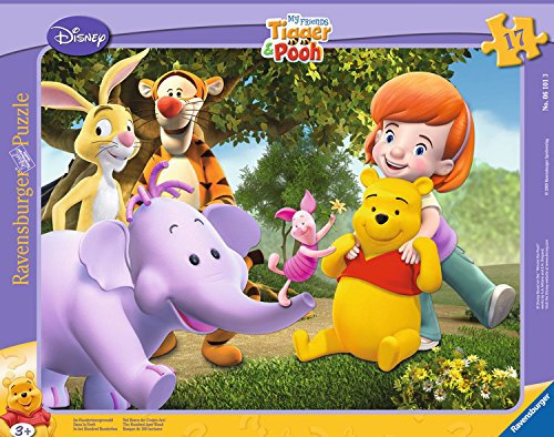 Ravensburger 06101 - Winnie Pooh Im Hundertmorgenwald - 17 Teile Ramenpuzzle