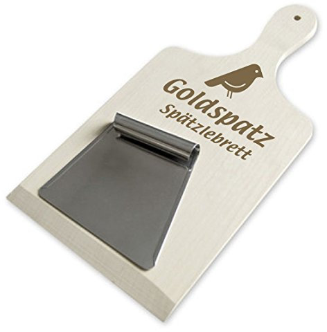 Original Kull Spaetzle Board & Scraper - best Swabian Spaetzle