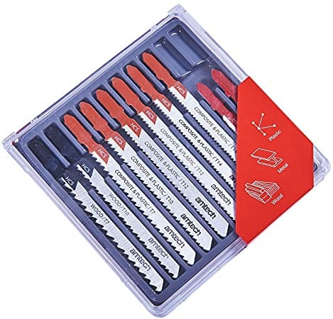 Am-Tech Bosch - Scatola di 10 lame per seghetto da traforo