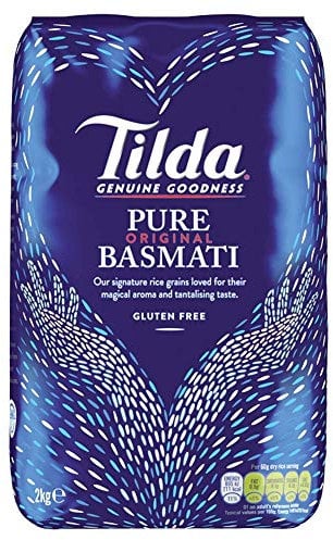 Tilda Pure Basmati Rice, 2kg