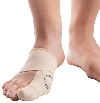 Epitact | Hallux Valgus Flexible Korrekturbandage Für Den Tag Begrenzt Die Entwicklung Des Hallux Valgus & Lindert Schmerzen Während Aktiven Tätigkeiten Am Tag Für Beide Füße (M)