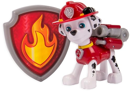 PAW PATROL - Action Pack Marshall Figure and Badge