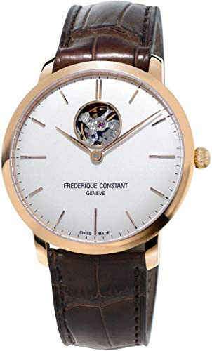 Frédérique Constant Herren Automatik Analog Armbanduhr Slimline Heart Beat Swiss Made