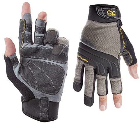 Kuny's 140M Size 9/Medium Pro Framer Flexgrip Gloves,Gray/Black