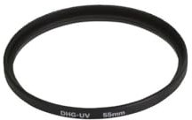 Dörr DHG UV Filter 55 mm mit extrem Flacher Filterfassung/beidseitige 10-fache Mehrschichtvergütung
