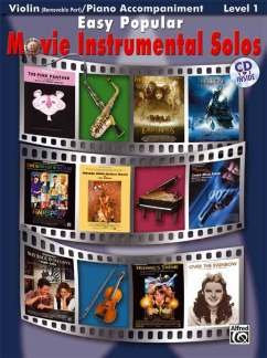 Verlag Alfred Music Publishing GmbH Easy Popular Movie Instrumental Solos - arrangiert für Violine - Klavier - mit CD [Noten/Sheetmusic]