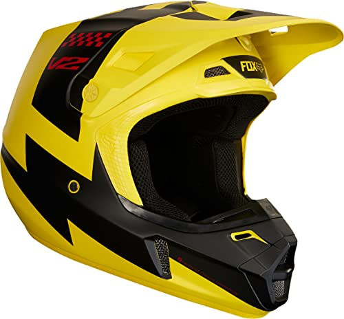 FOX Helmet V-2 Mastar, ECE Yellow