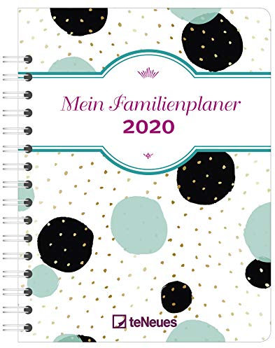 Mein Familienplaner 2020 Diary - Buchkalender - 17,5x23,1cm - Taschenkalender - Wochenplaner auf 2 Seiten - Diary - Familienkalender