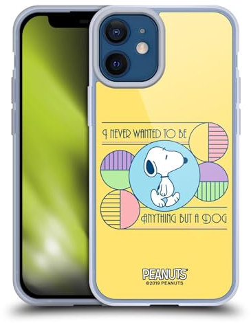 Head Case Designs Licenciado Oficialmente Peanuts Perro Snoopy Deco Dreams Cover Carcasa de Gel de Silicona Compatible con Apple iPhone 12 Mini
