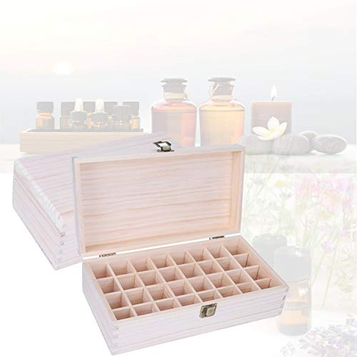 32 Gitter Aufbewahrungsbehälter Aus Ätherischem Öl Aus Holz, Und Heimgebrauch, Holzbox For Make-Up-Box Mit 32 Gittern