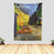 Chitteri Vincent van Gogh The Cafe Terrasse bei Nacht Wandteppich 152,4 x 114,4 cm Polyester Wandkunst für Heimdekoration