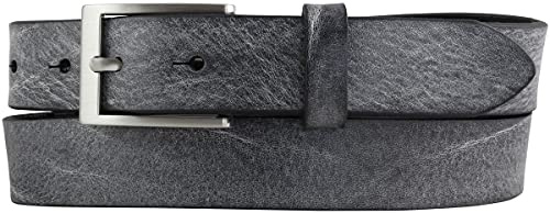 BELTINGER Kinder-Gürtel aus weichem Vollrindleder Vintage-Look 3 cm | Ledergürtel für Jungen 30mm | Schmaler Gürtel Used-Look