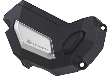 POLISPORT 8486000001 - Lichtmaschinenabdeckungsschutz aus widerstandsfähigem Kunststoff kompatibel mit Motorräder Yamaha in Farbe Schwarz