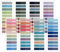 TIESOME 1600 PCS Index Haftnotizen Tabs, 80 Farben Kleber beschreibbare Seite Marker Set Flaggen Index bunte dünne Kunststoff-Klebestreifen Haftnotizen Ästhetische Seite Marker (1600 Stück Farbe)