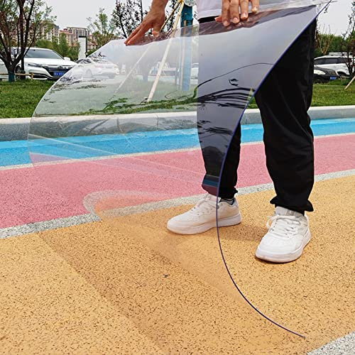 LVLDAWA Transparentes Pc Endurance Sheet, 3mm Dicke 89% Transparenz Tageslichtplatte, Schlagfeste Glas-Ersatzplatten Carports Terrassendächer (Farbe : klar, Größe : 1.5x18m)