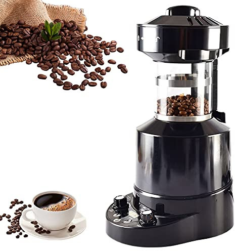 QUTBAG Macchina per la torrefazione del caffè ad Aria Automatica, tostatrice elettrica per Chicchi di caffè da 2100 W con Timer, velocità del Vento Regolabile, Regolazione dell'Aria Fredda/Calda