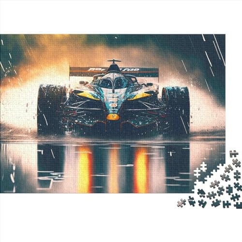 Puzzles für Erwachsene Formel-Auto-Puzzles für Erwachsene 300 Holzpuzzles für Erwachsene 300 Teile Puzzles für Erwachsene Teenager Puzzlespiel 300 Teile (40 x 28 cm)