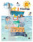 Fredis Kinder Dusche mit Motiv Pirat, Flexible Duschwand mit Duschkopf, 2 verschiedene Strahlarten, Montage ohne Bohren