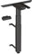 Worktrainer - WallDesk höhenverstellbarer Wandtisch - Elektrisches Gestell - Höhe 59-125cm - Breite 55cm - Schwarz - Mit Speicherfunktion