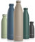 LARS NYSØM Edelstahl Trinkflasche 350ml, 500ml, 750ml, 1L, 1 5 liter | Thermosflasche Kohlensäure geeignet | Auslaufsichere Wasserflasche für Sport, Outdoor, Schule (Taupe Brown, XL 1500ml)