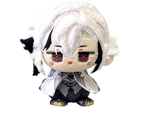TOPLITHE Genshin Impact Kuscheltier, Anime Plüschtier Niedliche Weiche Stoffpuppe Schlüsselanhänger, Carcoon Figur Als Geschenk for Fans (Size : Arlecchino)
