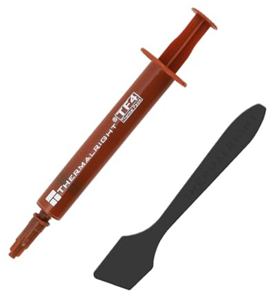 Thermalright TF4 1.5g Thermal Grease for Coolers, Heat Sink Paste High Durability 9.5W/m.k-1.5 Grams, with a Spatula Tool(TF4 1.5g)