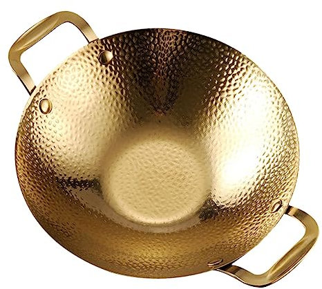 Mikinona Batterie De Cuisine En Acier Inoxydable Poêle Martelée Plaque De Cuisson À Double Poignée Isolation Thermique Anti-brûlure