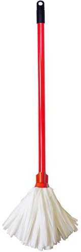 Strip Floor Mop Super Absorbent With Flock Head & Handle Ideal Mop For Home, Office & Commercial Use (Flock Head Mop & Handle, Pack of 1)
