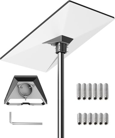 SUNDAREE kompatibel mit Starlink Gen 3 Halterung,Aluminiumlegierung Starlink Rohradapter Montagesatz,Metall Verstellbarer Starlink Montagesatz für V3 Starlink Standard Dish