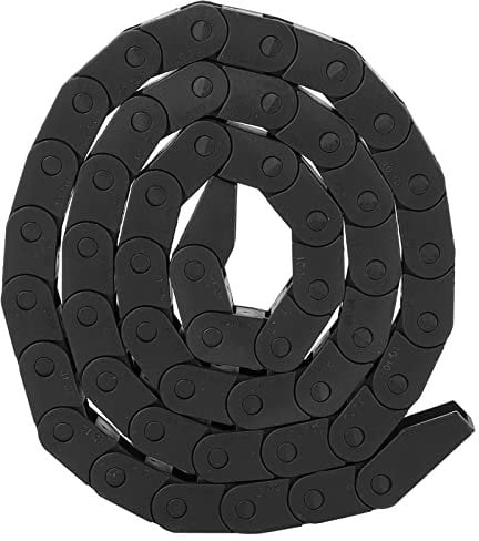 ANKROYU Wire Carrier Drag Chain, High Temperature Resistances Nylon Cable Drag Chain, Nylon Drag Chain, Cable Management Chain for Electronic Equipment
