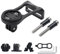 DEFIYEAR for Garmin Bicylce Front Mount, Out Front Mount for Garmin Edge, Premium Bike Computer Mount, Compatible for GoPro Action Cameras Bike Lights, Easy Installation for Road and MTB Bikes