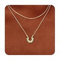 Dochais Kette Sonne Damen - 14K Gold Vergoldet Layering Halskette mit Sun Anhänger, Verstellbar Sonnenkette Goldkette Wasserfest für Frauen Mädchen Geschenke,A