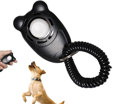 Clicker zur Ausbildung von Haustieren für Katzen, Clicker für Haustiere für die Ausbildung von Hunden, Prippy Clicker Dog Training mit Armband | leicht, Vorräte für