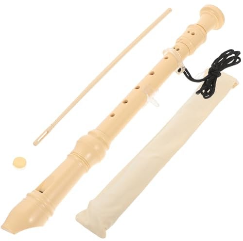 Toyvian Sopranblockflöte Für Junge Mädchen Anfängerfreundliches Musikinstrument Mit Baumwolltasche Für Schüler Und Musikunterricht Für Teamspiel Und Kreative