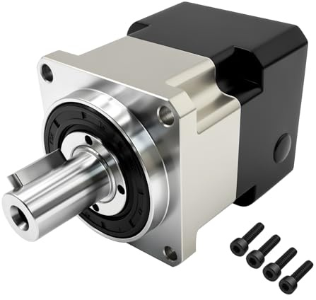 Nema 23 Planetengetriebe 5 Bogenminuten arcmin 50Nm Übersetzung 20:1 | Planetary Gear 4000 U/min für 8 mm 6,35 mm Welle Nema 23 57mm Schrittmotor Getriebe CNC Anwendungen