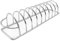 Grille à nervures – Friteuse à air comprimé en acier inoxydable, grille de barbecue | Design suspendu pour gril de jardin, brochette de rôti, de cuisson antiadhésif, passe au lave-vaisselle