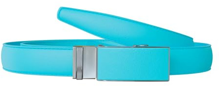KMISSO Damen Gürtel vegan 2,5 cm schmal – stufenlos verstellbar ohne Löcher – elegante Automatik Schnalle – große Größen 115–130 cm