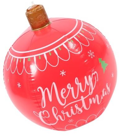 Homoyoyo Aufblasbare Weihnachtskugel Groß Outdoor Weihnachtskugel Für Hofdekoration Aufblasbares Ornament Für Weihnachtsfeier