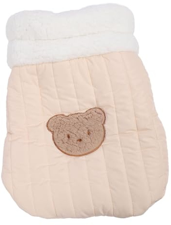 MEMEWOCA Cat Winter Sleeping Bag, Warm Cat Bed Cave with Semi Closed Design, Cozy PP Cotton Cat Sack Bed for Indoor Cats and Kittens in Cold Weather (M)