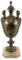 Kunst & Ambiente - Vase aus echter Bronze auf Marmorsockel - Signed - Flammand - Amphore - Exklusive Dekoration - Luxus Vase