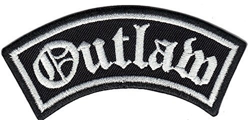 Outlaw Biker Rider Rankpatch Rocker Motorcycle Aufnäher Patch Abzeichen