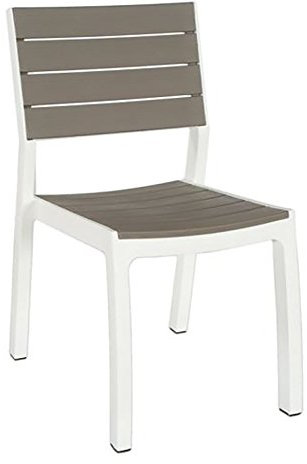 Keter - Gartenstuhl Harmony ohne Armlehnen, Beige/Taupe