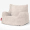 Lounge Pug, Sitzsack Ohrensessel, Cord Creme