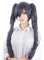 LanTing Cosplay Perücke Black Butler Ciel Gray Lange Perücke Styled Frauen Cosplay Party Fashion Anime Human Costume Full wigs Synthetic Haar Heat Resistant Fiber