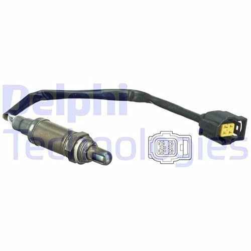 DELPHI Lambdasonde Oxygen O2 Sensor Fingersonde Beheizt für JEEP GRAND CHEROKEE III (WH, WK) 300mm ES11003-12B1