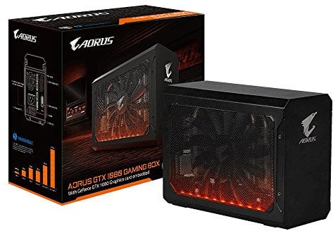 Gigabyte Nvidia AORUS GTX 1080 Gaming Box External Tbolt Graphics Card - Black