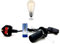 Onex Himalayan Salt Lamp Replacement Incandescent Bulb Lamp Light Fittings 2 Metal Clip - Spare Cable UK 3Pin Plug+Bulb