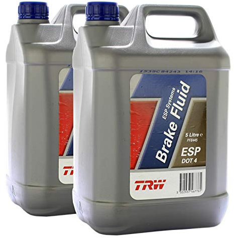 TRW 2X Original Bremsflüssigkeit 5L Brake Fluid DOT4 - ESP // PFB445