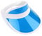 The Glowhouse Unisex Sonnenvisier - im Retro-Stil der 80er-Jahre - für Golf, Tennis, Junggesellenabschiede & Pokerpartys - Neonfarben - Blau - Einheitsgröße