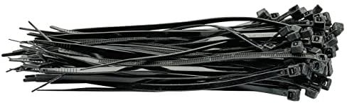 Draper 70391 Nylon 3.6 x 150mm Black Cable Ties (100 Pieces)